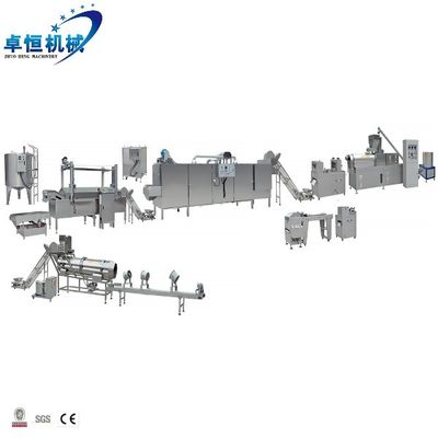 CE 인증과 스테인리스 스틸 소재로 옥수수 칩 생산 라인을 설계합니다.
