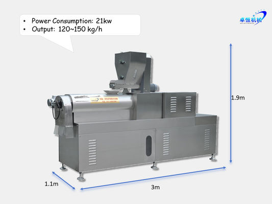 비디오 출구 검사 CE 인증과 함께 옥수수 펄프 간식 제조 기계 제공