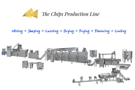 비디오 출구 검사 CE 인증과 함께 옥수수 펄프 간식 제조 기계 제공