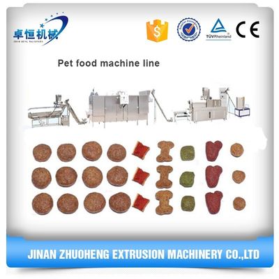 완전 자동 스테인리스 스틸 엑스트루더로 애완 동물 식품 가공 생산 라인