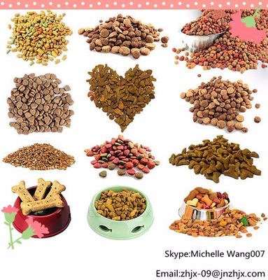 완전 자동 스테인리스 스틸 엑스트루더로 애완 동물 식품 가공 생산 라인