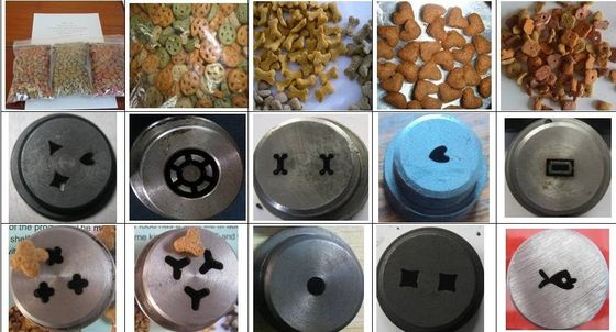 완전 자동 스테인리스 스틸 엑스트루더로 애완 동물 식품 가공 생산 라인