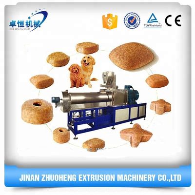 쌍 나사 추출기 애완 동물 식품 건조 장비 고객 요구 사항에 대한 처리 라인