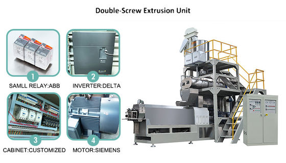 시간당 1200kg 떠있는 생선 먹이 애완 동물 음식 펠릿 제조 식품 가공 기계