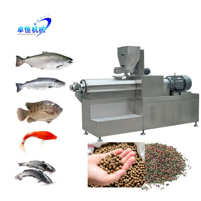 최대 용량 250~300kg/h 자동 먹이를 위한 떠 있는 생선 먹이 extruder 기계