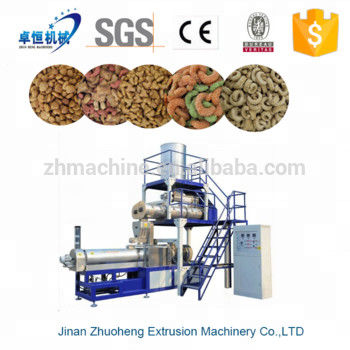 첨단 스테인리스 스틸 소형 및 중형 용량 애완 동물 식품 펠릿 진압기 처리 기계 라인