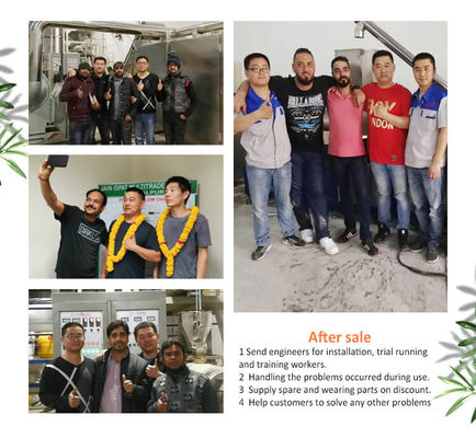 500kg/h 생산을 위한 완전 자동 쌀 펄핑/콘 펄핑 스틱 엑스트루더 기계