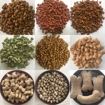 최대 용량 120-150/250-300/500/1000-1200kg/h 다기능 애완 동물 식품 제조 기계