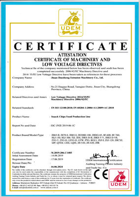 다기능 옥수수 파프 간식 식품 제조 기계 생산 라인