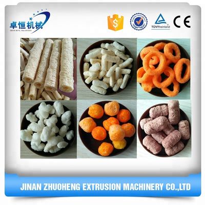 좋은 맞춤형 작은 파프 옥수수 간식 식품 추출제 제조 기계 가볍게 작동