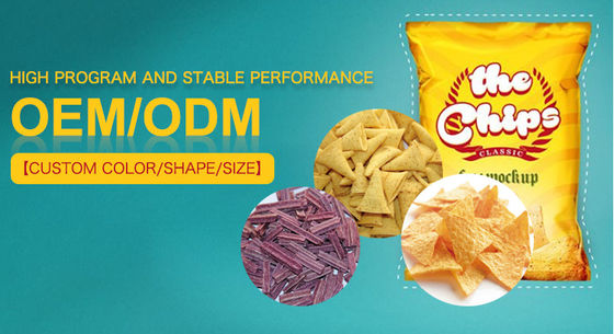 델타 인버터 나초 치즈 도리토스 칩 스냅스 자동 생산 장비