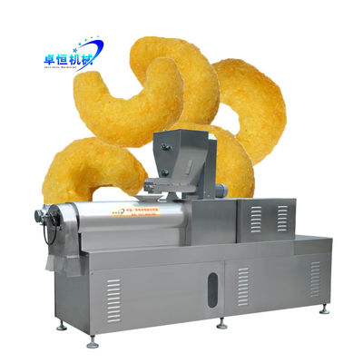 75kW 자동 옥수수 쌀 치즈 볼 펑 스냅 만드는 기계