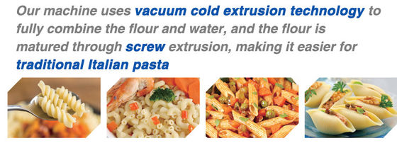 식품 생산용 다기능 상업용 마카로니 파스타 메이커 추출기 기계
