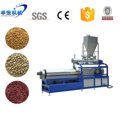 반려동물 사료 extrusion gearbox 및 비디오 검사와 함께 쌍 나사 물고기 사료 extruder