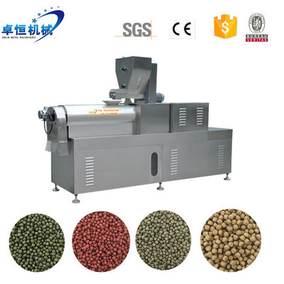 반려동물 사료 extrusion gearbox 및 비디오 검사와 함께 쌍 나사 물고기 사료 extruder