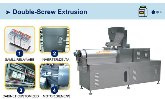 스테인레스 스틸 자동 애완 동물 식품 생선 먹이 펠렛 제조 가공 생산 라인