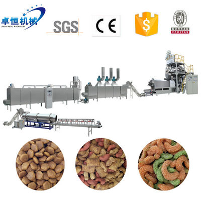 220V 380V 415V 440V 애완동물 음식 extruder 델타 인버터와 함께 마른 고양이 음식 제조 기계