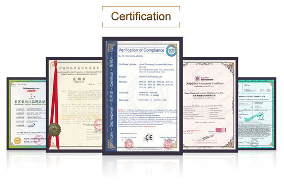 쌍 나사 추출 애완 동물 식품 펠렛 제조 기계 완전 자동화 처리