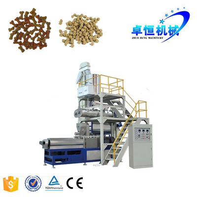 35kW 용량 건조 애완견 음식 떠있는 생선 먹이 펠릿 배제 제조기 생선 재배