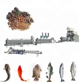 맞춤형 에너지 쌍 나사 자동 떠있는 생선 먹이 extruder 제조 기계