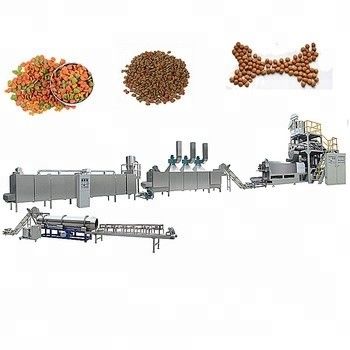 23*3*3m 자동 반려동물 음식 extruder 기계 찌개와 생선 먹이 출력 150-5000kg/h