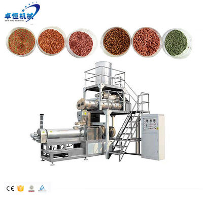 조정 가능한 전압 자동 쌍 나사식품 생선식품 기계 생산 라인 상태