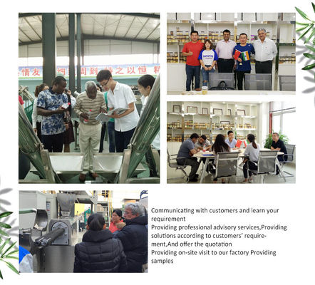 2 톤 / 시간 고기 밀가루 원자재를 위한 완전 자동 애완 동물 식품 처리 기계